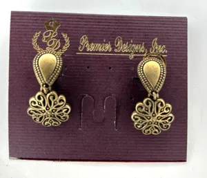 Authentic Mystical Dangle Earrings of Golden Light