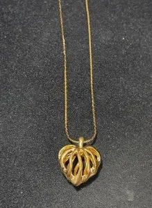 Authentic The Golden Cage Heart Talisman of Premier Designs