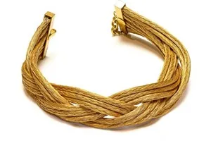 Authentic The Gilded Weaver: Premier Etage Parisian Braided Talisman