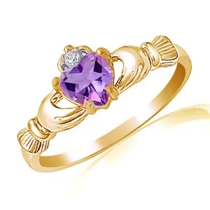 Authentic The Celestial Union: Alexandrite Claddagh Talisman