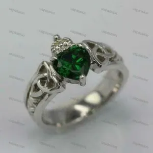 Authentic The Emerald Heart: A Claddagh Talisman of Boundless Devotion
