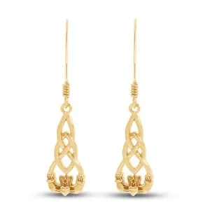 Authentic The Sovereign Heart: Gilded Claddagh Talismans of Devotion