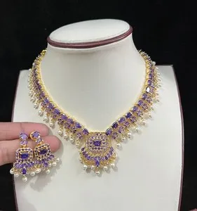 Authentic Radiant Vows Celestial Gold Plated CZ Bridal Set