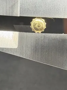Authentic Vintage Omega Gold Plated Crown 5.4mm Scalloped Seamaster De Ville Parts