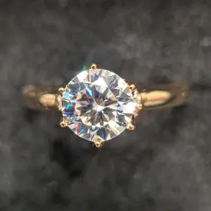 Authentic The Golden Solstice Solitaire: A Radiance of Eternal Light