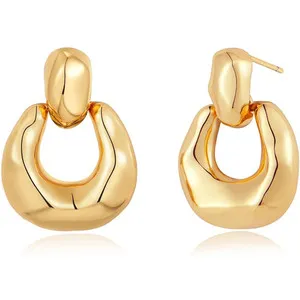 Authentic The Golden Threshold Door Knocker Dangle Earrings