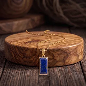 Authentic Celestial Wisdom Lapis Lazuli Talisman - Third Eye Awakening Gold Plated Pendant