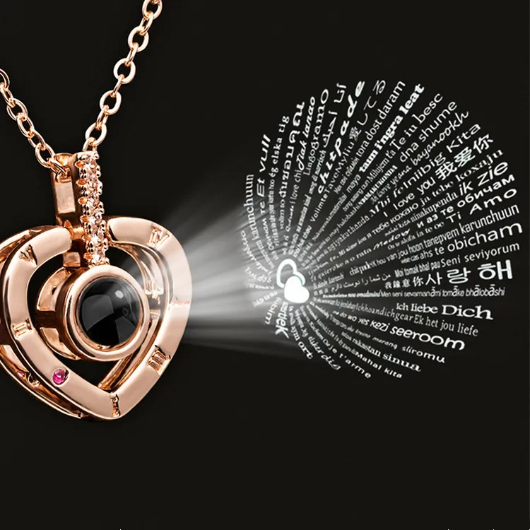 Authentic Infinite Devotion Micro-Visionary Pendant - Sacred 100 Languages Love Talisman