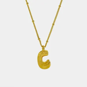 Authentic The Celestial C Sigil - 14K Gold Plated Sacred Initial Amulet