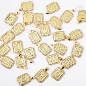 Authentic The Cipher of Self - Sacred Initial Letter Gold Plated Talismanic Pendant