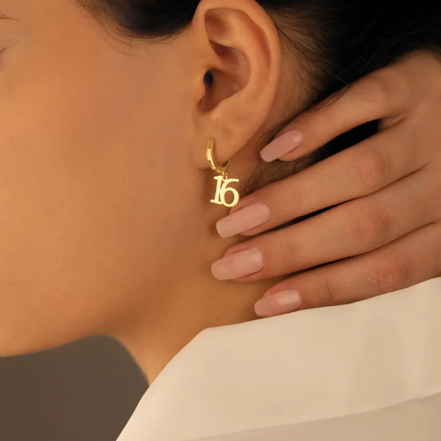 Authentic Sacred Sigil Ear Ornaments - Bespoke Initial Talismans for Soulful Connection
