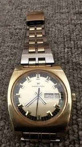Authentic The 1972 Hamilton Ocean Date Golden Meridian Talisman