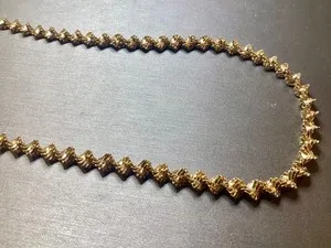 Authentic The Eternal Spiral Gold-Plated Weaver Chain