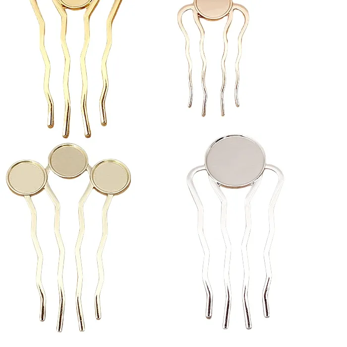 Authentic BoYuTe Blank Hair Comb Base Vintage Style Diy Jewelry Accessories Handmade Materials