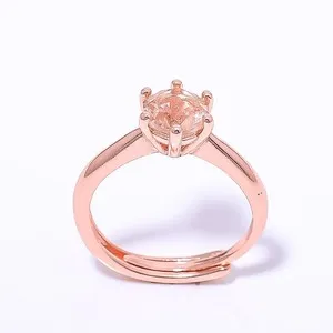 Authentic Ethereal Heart-Radiance Morganite Quartz Manifestation Ring