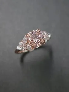 Authentic Celestial Peach Morganite Heart-Attunement Ring - Rose Gold Radiance Amulet