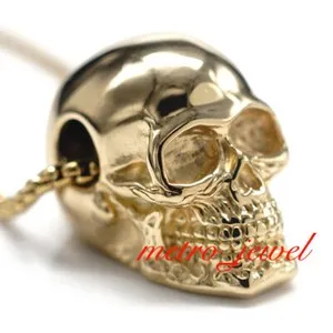 Authentic Memento Mori Alchemical Skull Amulet - Golden Vessel of Transmutation
