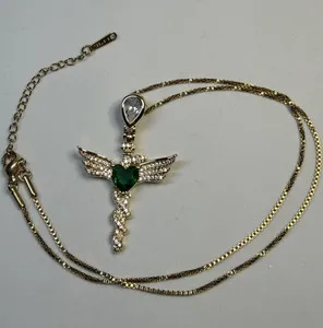 Authentic Celestial Guardian Heart - The Winged Sword of Divine Valor Amulet