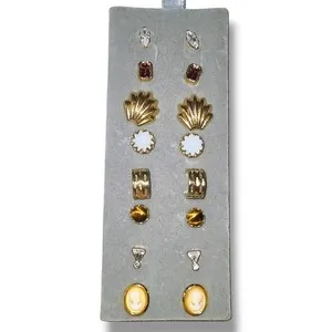 Authentic Mystic's Gold Plated Stud Earrings - A Sacred Symbol of Protection and Beauty