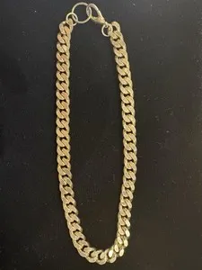 Authentic Nice Heavy Vintage Gold Plated 18 Inches Necklace