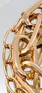 Authentic Vintage Gold-Plated Double Chain Bracelet - A Timeless Elegance
