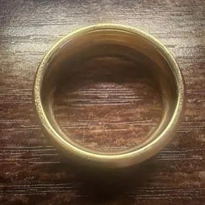 Authentic The Eternal Sovereign Band - 24K Gold Plated Tungsten Carbide Sacred Circle of Protection