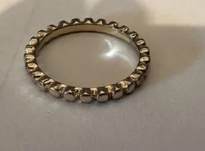 Authentic Gold Plated Eternity Nice Ring. Nice Condition Size 8.5