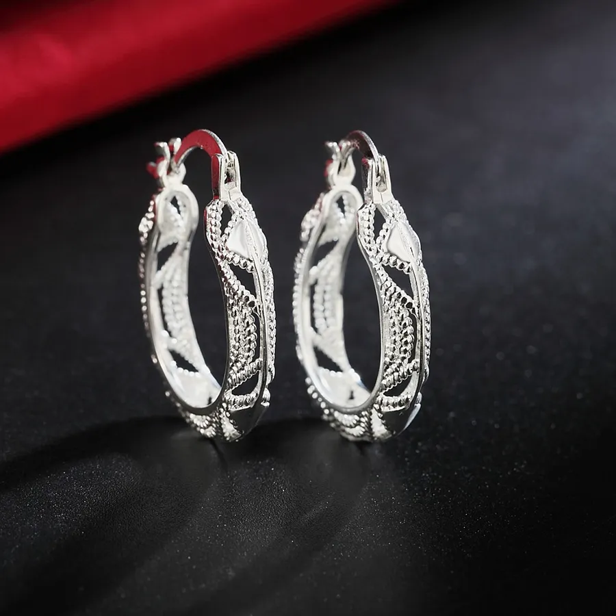 Authentic Celestial Crescent Moon 925 Sterling Silver Hoop Talisman - Sacred Lunar Alignment Amulet