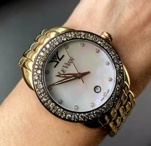Authentic Celestial Chocolate Aura Timekeeper - Rose Gold Radiant Chronograph