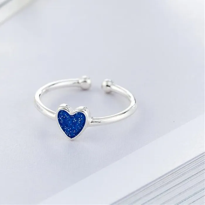 Authentic The Azure Heart of Infinite Devotion Ring