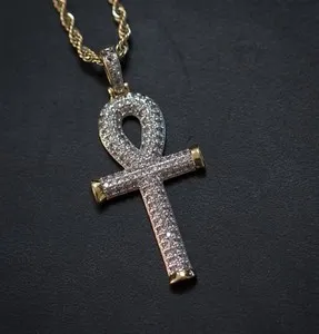Authentic The Golden Key of Eternal Breath Ankh Pendant and Chain