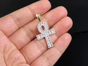 Authentic Sacred Vessel of Illumination: Ankh Cross Pendant for Spiritual Ascension