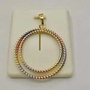 Authentic The Trinity Convergence - Tri-Tone Sacred Geometry Pendant Trio