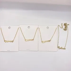 Authentic 3pcs Set Yellow Gold Plated "Dreamers'' & 1 "Believes" Necklace Jewelry Women