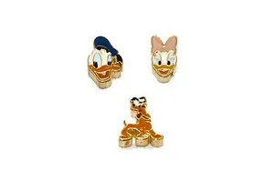 Authentic Celestial Trio Amulet Set - Gold Plated Disney Totem Bracelets for Playful Alignment