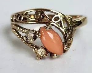 Authentic The Ethereal Radiance Peach Coral Talisman
