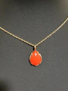 Authentic Radiant Solar Flame Teardrop - Vitality and Joy Gold-Plated Talisman