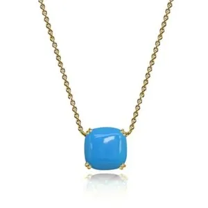 Authentic Crimson Tide Vitality Pendant - 10mm Cushion-Cut Simulated Coral & Gold Plated Sacred Silver Amulet