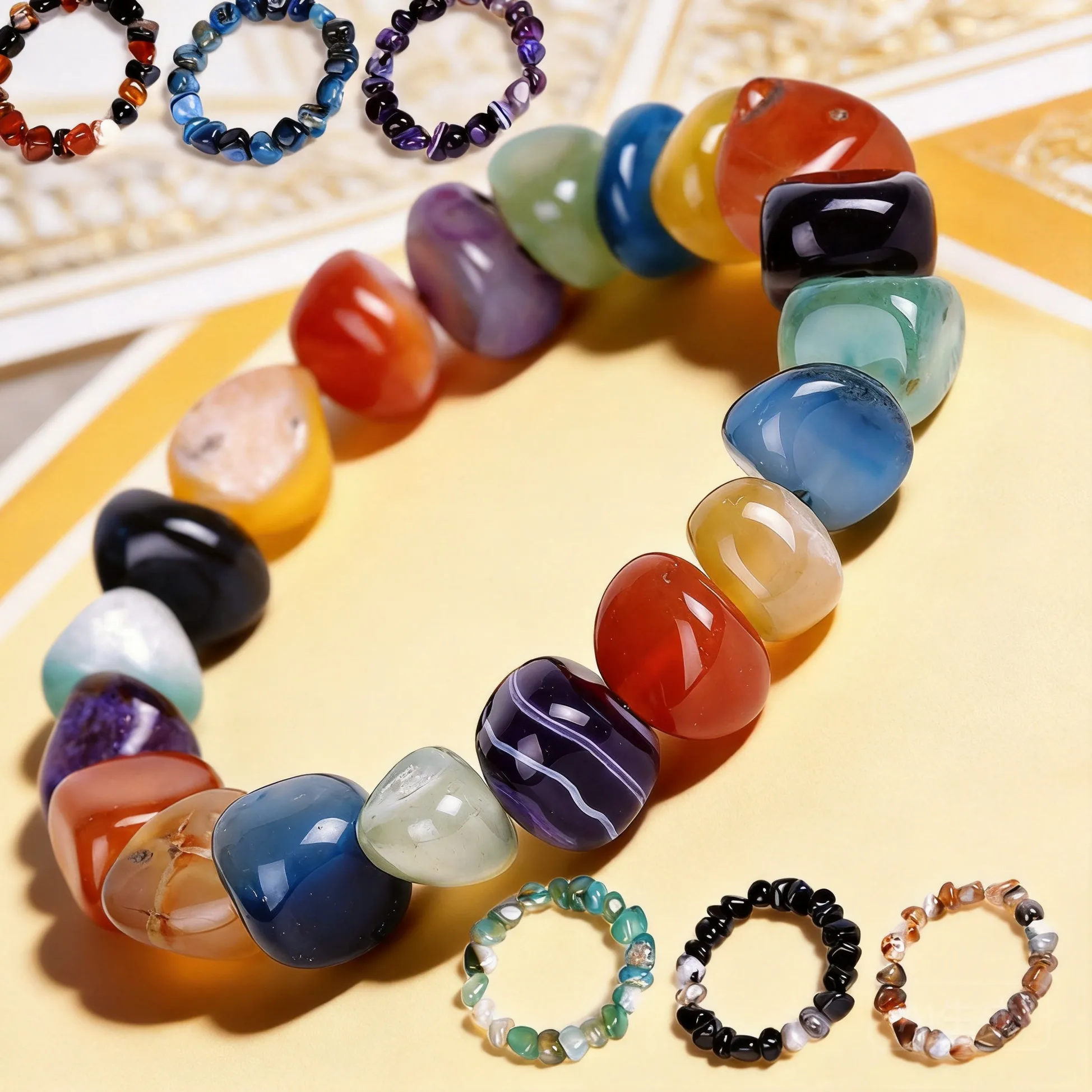 Authentic Whispers of the Earth: Irregular Agate Embrace Bracelet