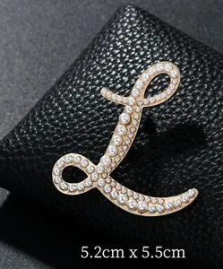 Authentic The Golden Cipher Initial Brooch