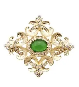 Authentic The Sovereign Radiance Filigree Brooch