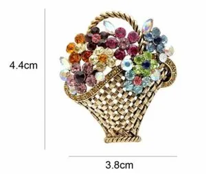 Authentic The Golden Floral Reliquary Brooch
