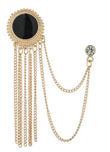 Authentic Celebrity brooch stunning gold silver plated vintage look diamonte pin ggg65