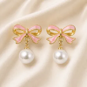 Authentic Celestial Bow of Radiant Grace - Gold-Plated Pearl Manifestation Amulets