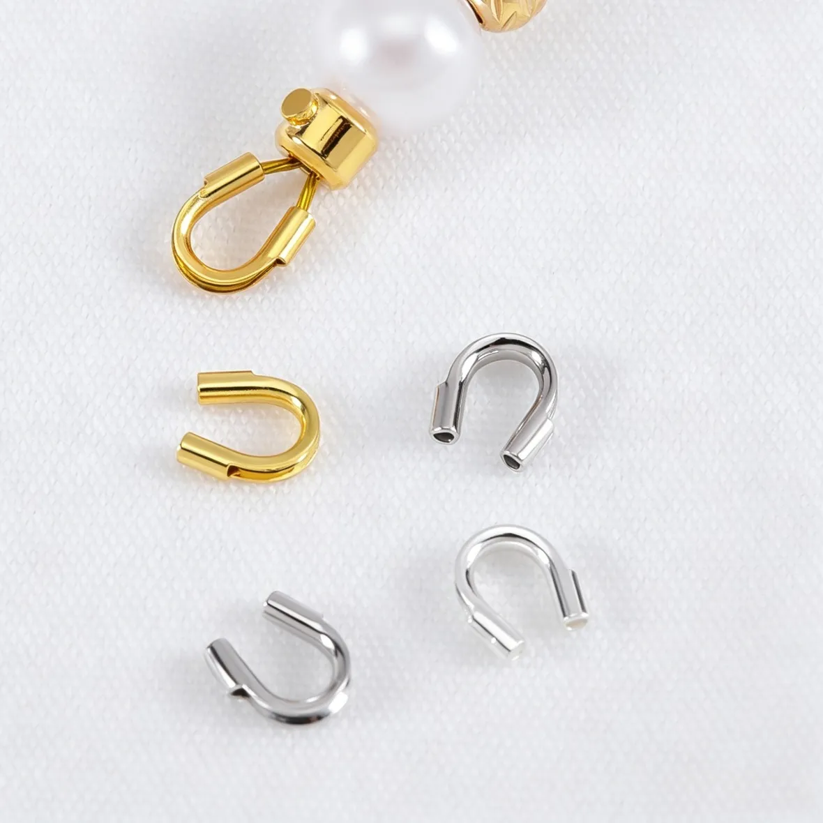 Authentic Celestial Guardians: 18K Gold-Plated Wire Protectors