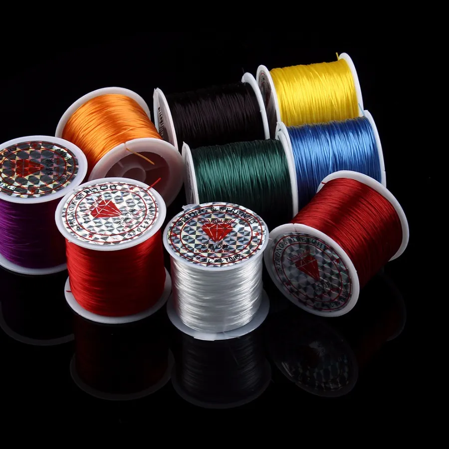 Authentic The Weaver's Path: Ten-Color Sacred Elastic Cord for Intention Bracelets