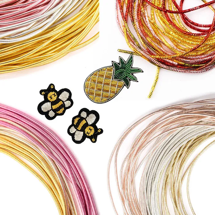 Authentic Luminous French Purl: The Alchemist's Metallic Thread