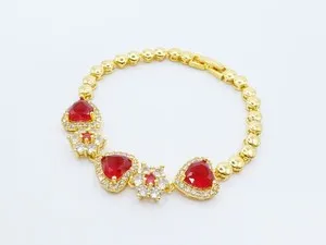 Authentic The Crimson Heart: A 24K Gold-Plated Talisman of Eternal Affection