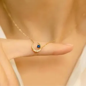 Authentic Moonlit Protection - 18K Gold Plated Crescent Moon Necklace