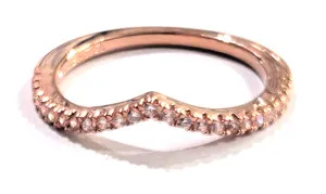 Authentic Pandora ROSE Ring, Timeless Wish, #186316CZ, Clear CZ, Rose Gold Plated, Sizes